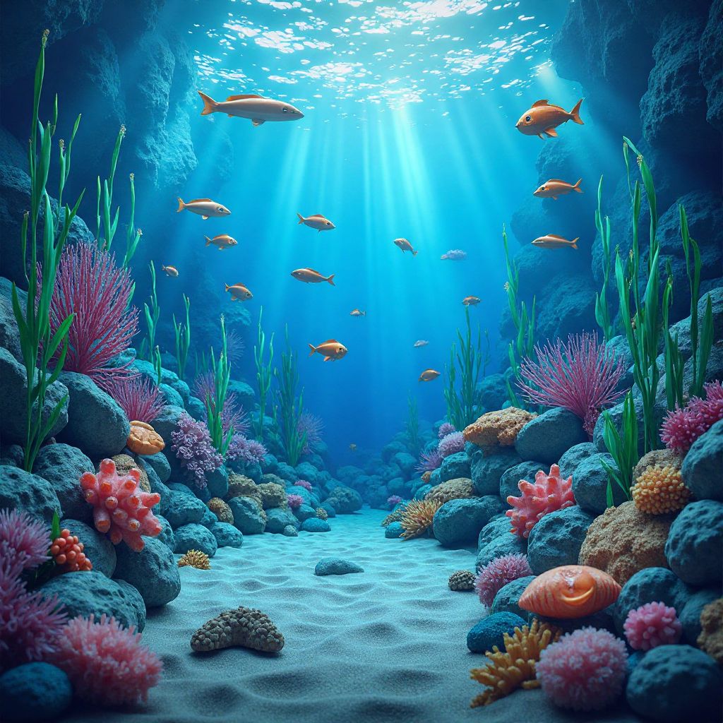 Underwater ocean party